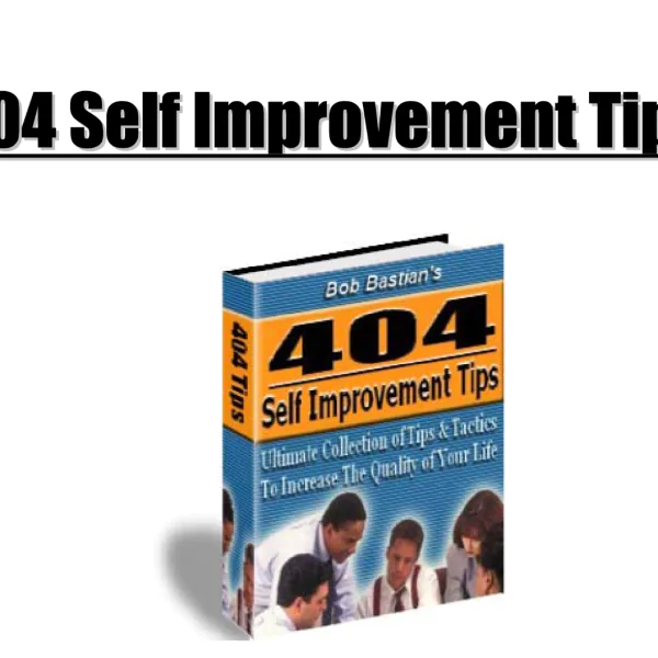 796404 Self improvement Tips , with Master Resell Rights