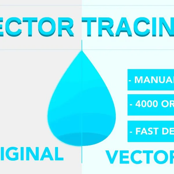886I will perfectly trace logo or image in vector