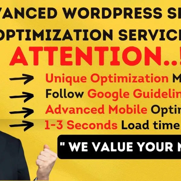 968I will do speed up wordpress website for google pagespeed insights