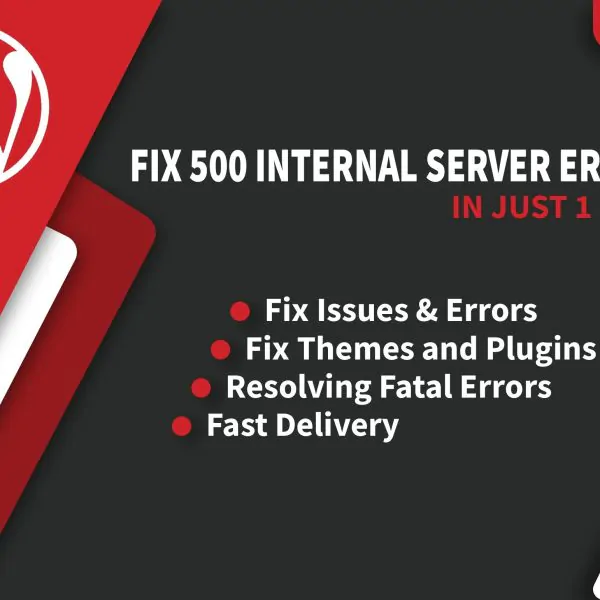 963I will fix 500 internal server error quickly