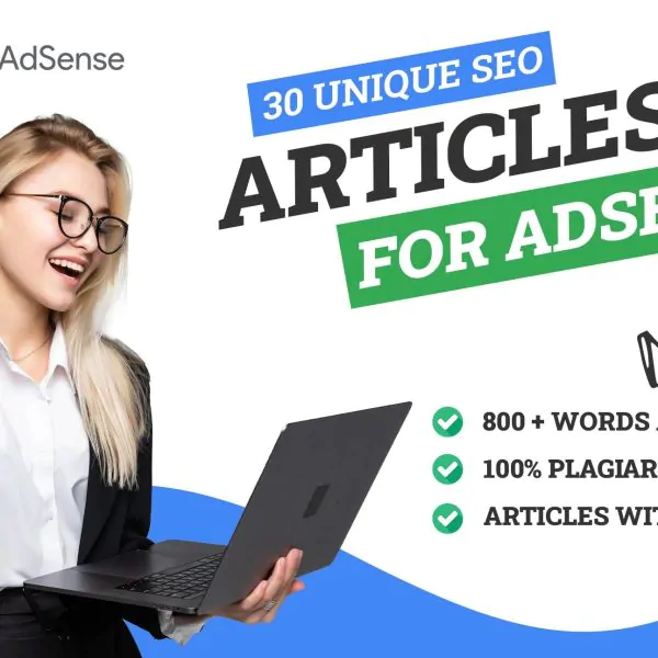 800I will write 25 SEO friendly articles for google adsense approval