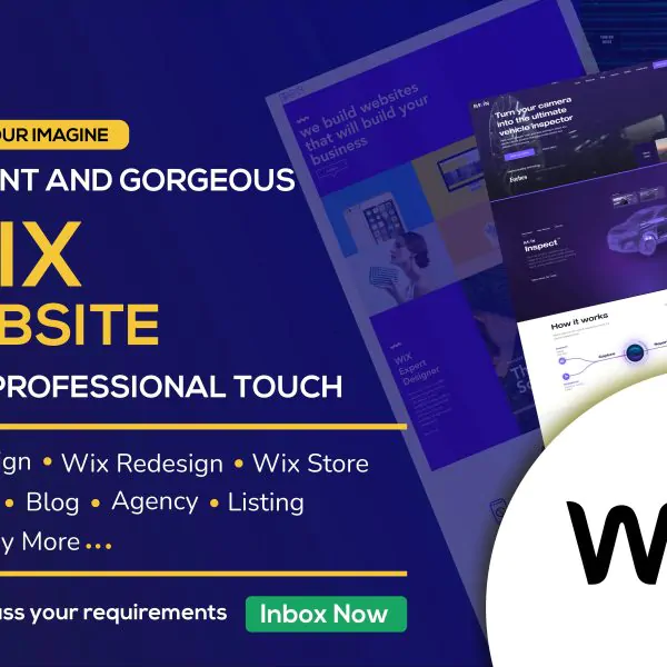 818I will do wix website design, wix redesign, wix mobile responsive
