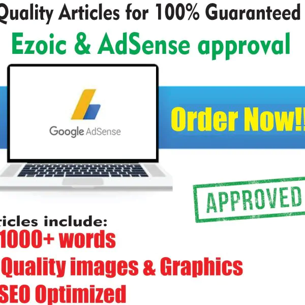 1759I will write quality articles for guaranteed adsense approval